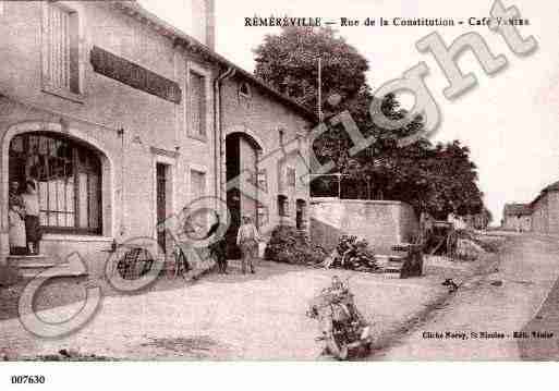 Ville de REMEREVILLE, carte postale ancienne