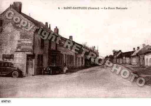 Ville de SAINTSAUFLIEU, carte postale ancienne