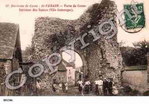 Ville de SAINTVERAIN, carte postale ancienne