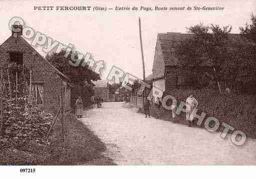 Ville de SAINTEGENEVIEVEPETITEFERCOURT, carte postale ancienne