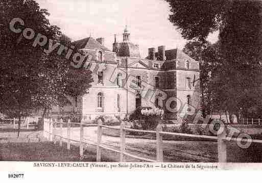 Ville de SAVIGNYLEVESCAULT, carte postale ancienne