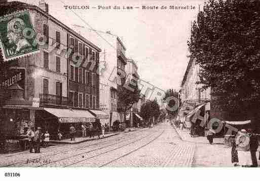 Ville de TOULON, carte postale ancienne