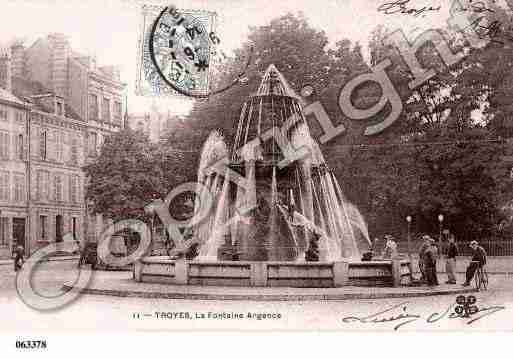 Ville de TROYES, carte postale ancienne