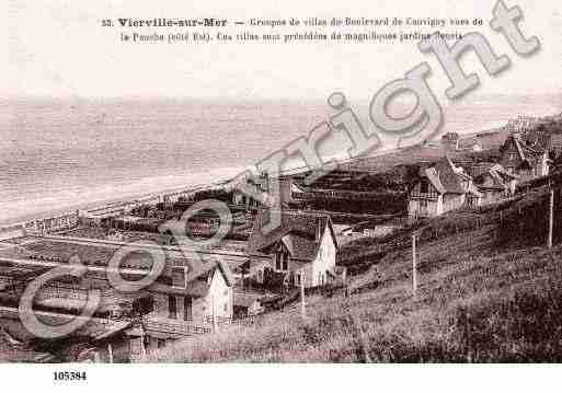 Ville de VIERVILLESURMER, carte postale ancienne