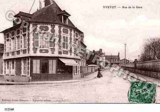 Ville de YVETOT, carte postale ancienne