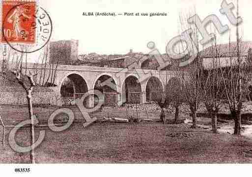 Ville de ALBALAROMAINE, carte postale ancienne