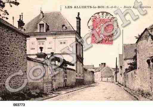 Ville de ALLUETSLEROI(LES), carte postale ancienne