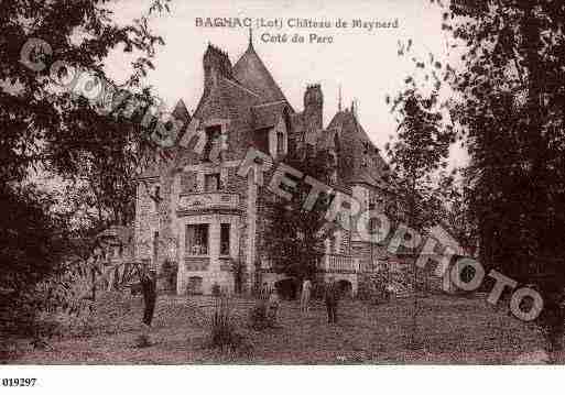 Ville de BAGNACSURCELE, carte postale ancienne