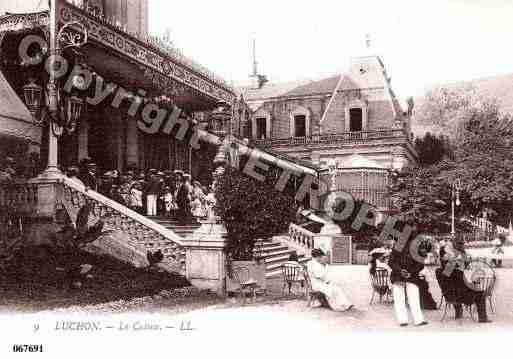 Ville de BAGNERESDELUCHON, carte postale ancienne