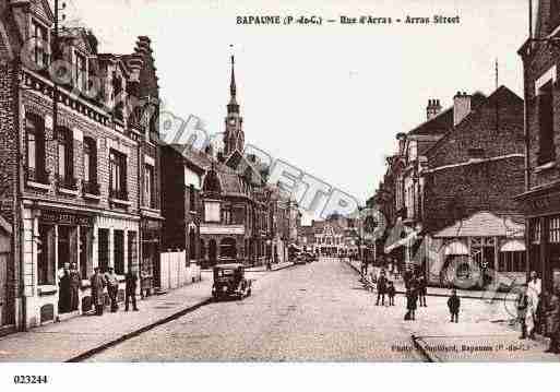 Ville de BAPAUME, carte postale ancienne