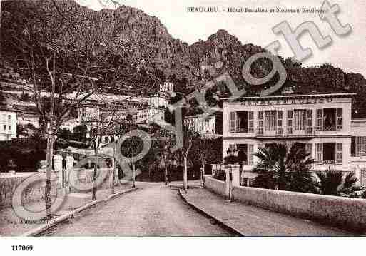 Ville de BEAULIEUSURMER, carte postale ancienne