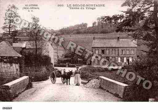 Ville de BECDEMORTAGNE, carte postale ancienne