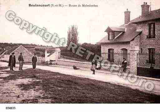 Ville de BOULANCOURT, carte postale ancienne