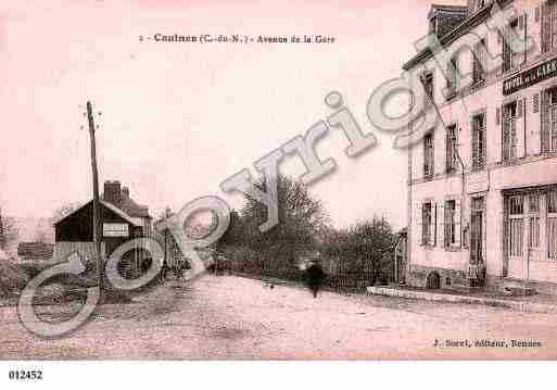 Ville de CAULNES, carte postale ancienne