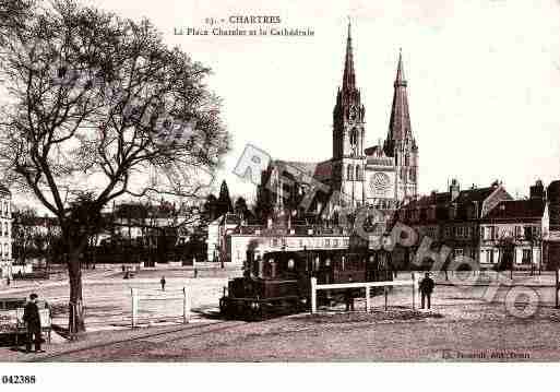 Ville de CHARTRES, carte postale ancienne