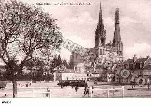 Ville de CHARTRES, carte postale ancienne