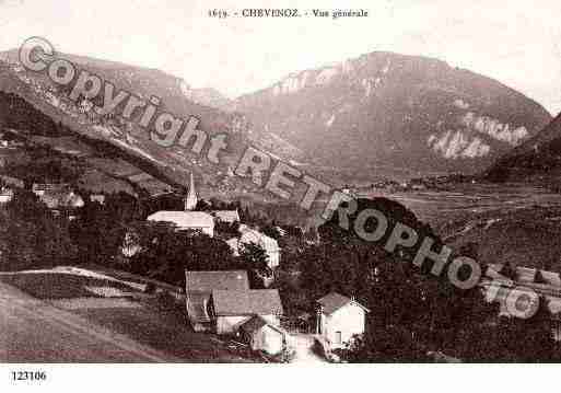 Ville de CHEVENOZ, carte postale ancienne