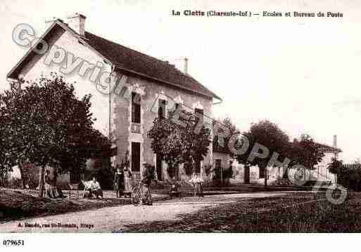 Ville de CLOTTE(LA), carte postale ancienne