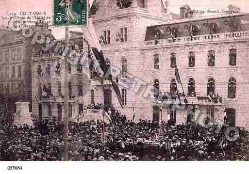 Ville de COUTANCES, carte postale ancienne