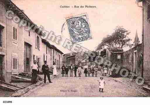 Ville de CUSTINES, carte postale ancienne