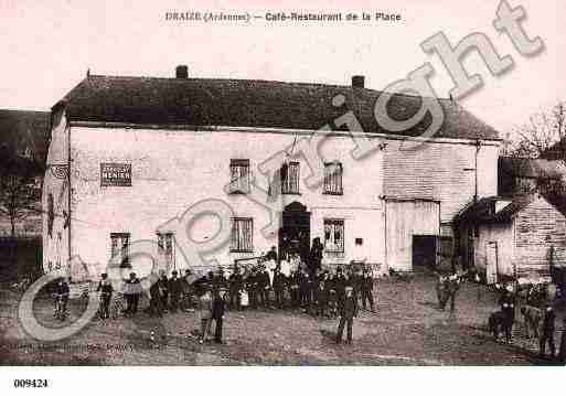 Ville de DRAIZE, carte postale ancienne