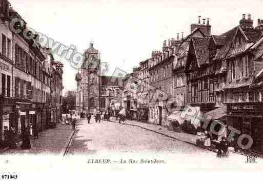 Ville de ELBEUF, carte postale ancienne