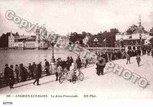 Ville de ENGHIENLESBAINS, carte postale ancienne