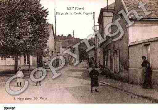 Ville de EZYSUREURE, carte postale ancienne