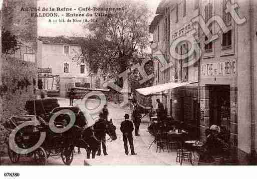 Ville de FALICON, carte postale ancienne