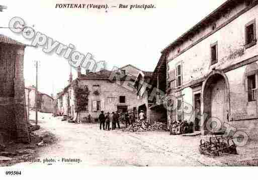 Ville de FONTENAY, carte postale ancienne