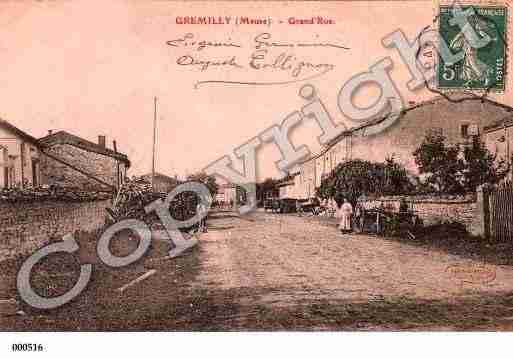 Ville de GREMILLY, carte postale ancienne