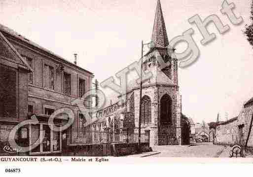 Ville de GUYANCOURT, carte postale ancienne