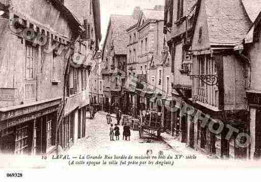 Ville de LAVAL, carte postale ancienne