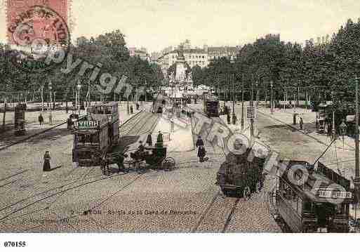 Ville de LYON, carte postale ancienne