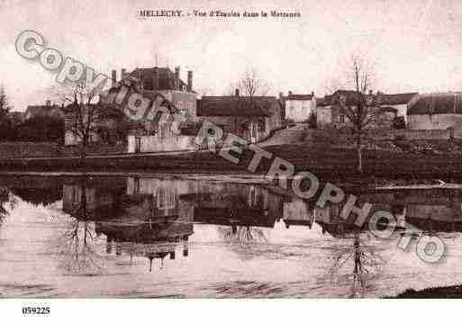 Ville de MELLECEY, carte postale ancienne