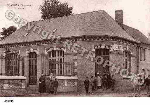 Ville de MIANNAY, carte postale ancienne