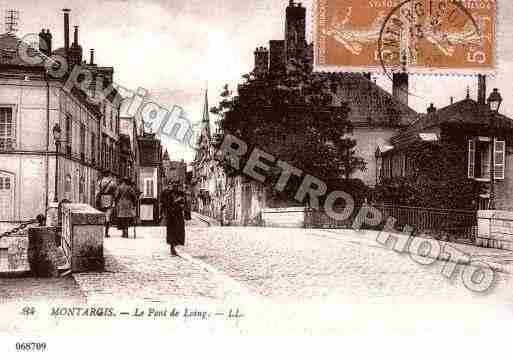 Ville de MONTARGIS, carte postale ancienne