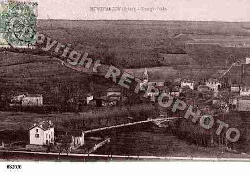 Ville de MONTFALCON, carte postale ancienne