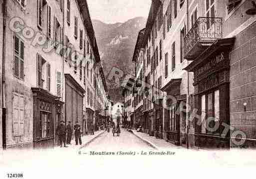 Ville de MOUTIERSTARENTAISE, carte postale ancienne