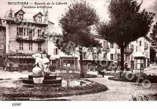 Ville de MOUTIERSTARENTAISE, carte postale ancienne