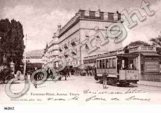 Ville de NICE, carte postale ancienne