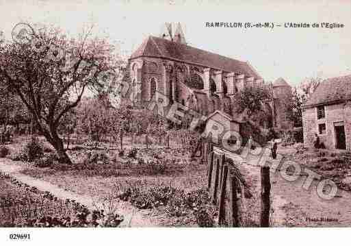 Ville de RAMPILLON, carte postale ancienne