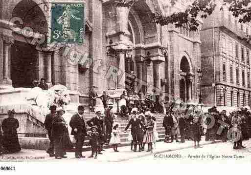 Ville de SAINTCHAMOND, carte postale ancienne