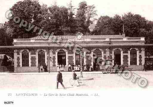 Ville de SAINTCLOUD, carte postale ancienne