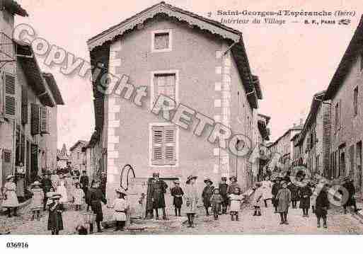 Ville de SAINTGEORGESD'ESPERANCHE, carte postale ancienne