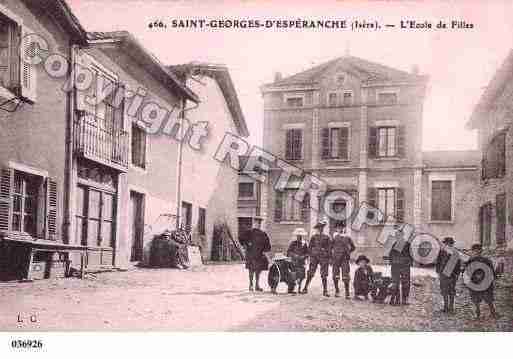 Ville de SAINTGEORGESD\'ESPERANCHE, carte postale ancienne