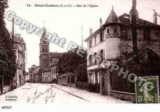 Ville de SAINTGRATIEN, carte postale ancienne