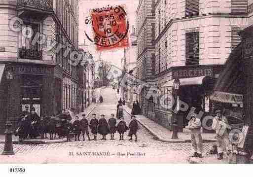 Ville de SAINTMANDE, carte postale ancienne