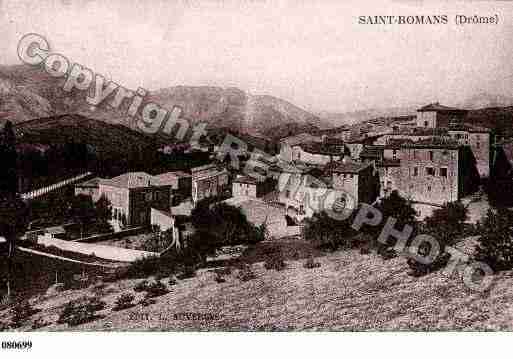 Ville de SAINTROMAN, carte postale ancienne