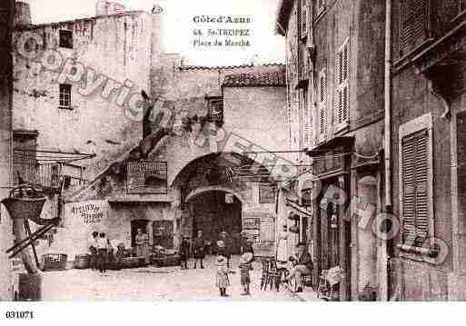 Ville de SAINTTROPEZ, carte postale ancienne